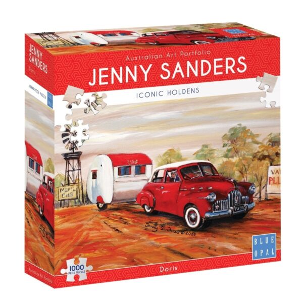Jenny Sanders - Doris 1000 Piece Jigsaw Puzzle - Blue Opal