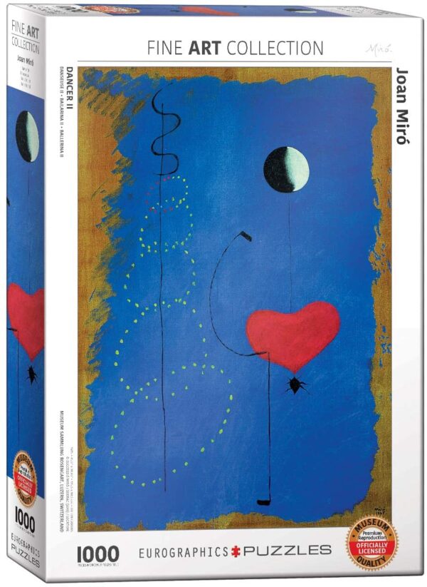 Joan Miro - Dancer II 1000 Piece Jigsaw Puzzle - Eurographics