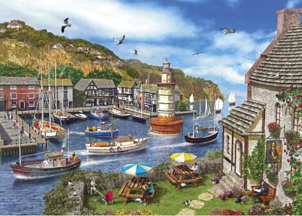 Lighthouse Bay 1000 Piece Jigsaw Puzzle - Gibsons