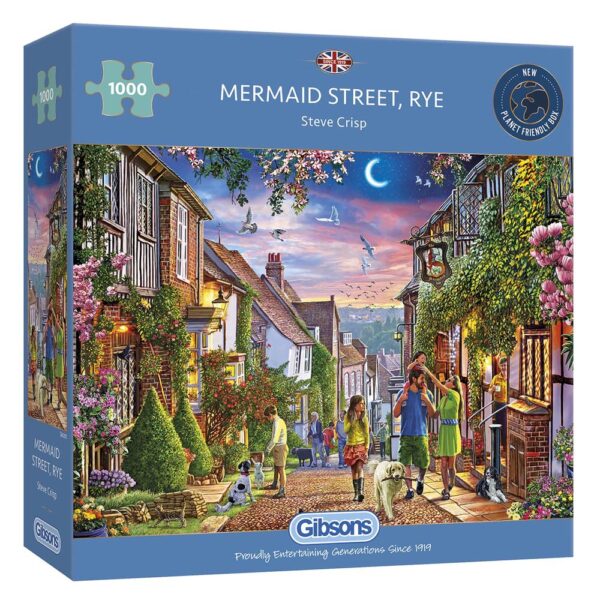 Mermaid Street, Rye 1000 Piece Jigsaw Puzzle - Gibsons