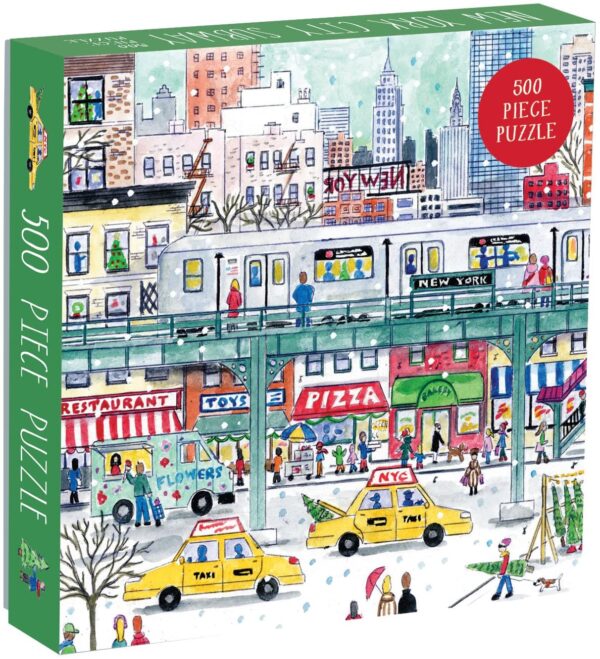 Michael Storrings - New York City Subway 500 Piece Jigsaw Puzzle - Galison