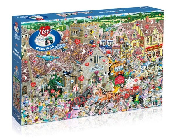 Mike Jupp - I Love Weddings 1000 Piece Jigsaw Puzzle - Gibsons