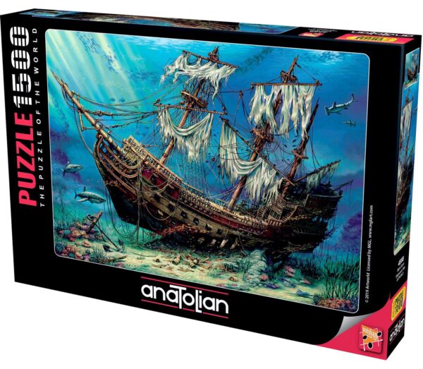 Shipwreck Sea 1500 Piece Jigsaw Puzzle - Anatolian