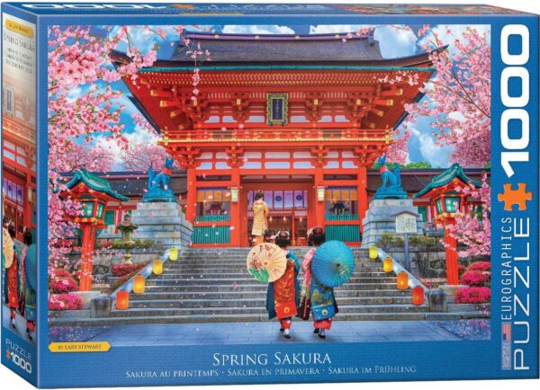 Spring Sakura 1000 Piece Jigsaw Puzzle - Eurographics