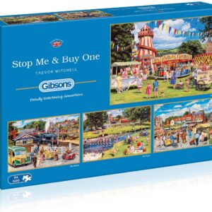 Stop Me & Buy One 4 x 500 Piece Puzzle Set - Gibsons