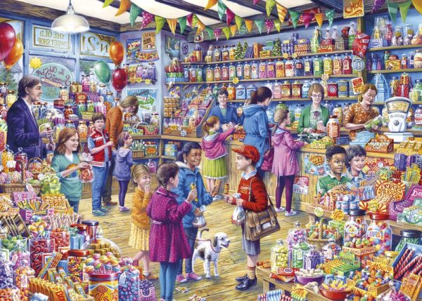 The Old Sweet Shop 1000 Piece Jigsaw Puzzle - Gibsons