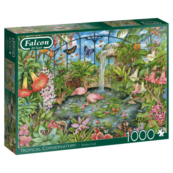 Tropical Conservatory 1000 Piece Jigsaw Puzzle - Falcon de luxe