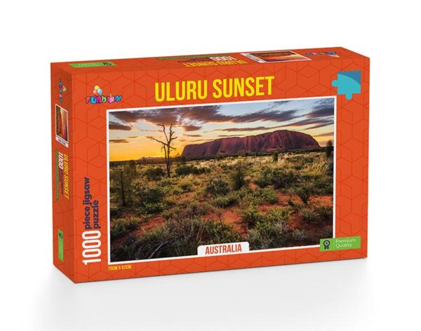 Uluru Sunset 1000 Piece Jigsaw Puzzle - Funbox