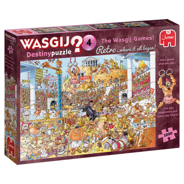 Wasgij Destiny Reto 4 - The Wasgij Games 1000 Piece Jigsaw Puzzle - Jumbo