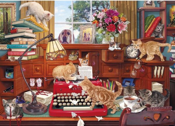 Writers Block 1000 Piece Jigsaw Puzzle - Gibsons