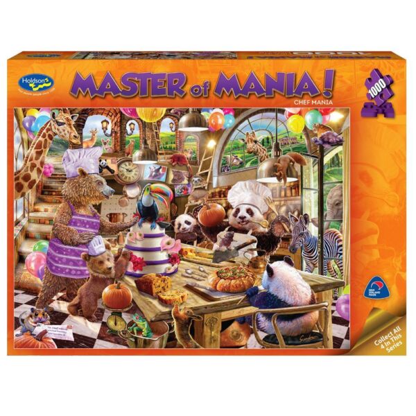 Master of Mania - Chef Mania 1000 Piece Puzzle - Holdson