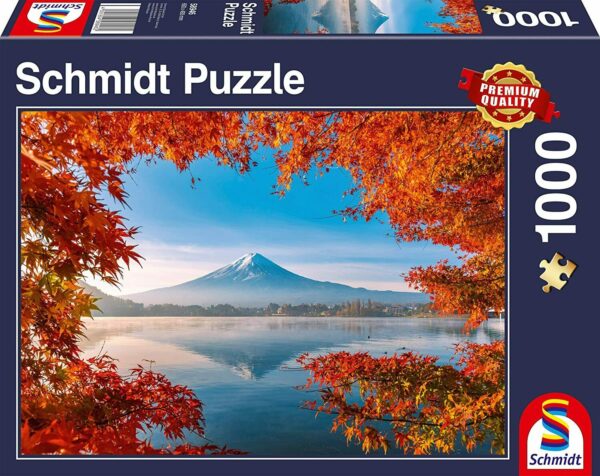 Autumn Splendour at Mount Fuji 1000 Piece Puzzle - Schmidt