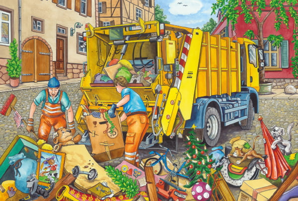 Garbage Truck 24 Piece Jigsaw Puzzle - Schmidt