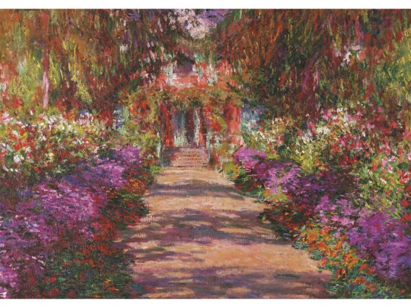 Pathway in Monet's Garden 1000 Piece Jigsaw Puzzle - Piatnik