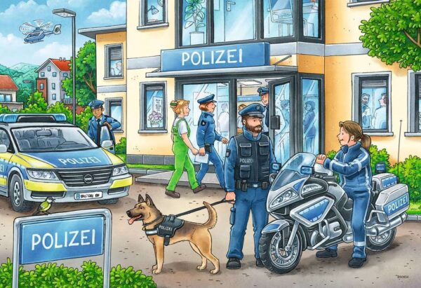 Ravensburger Police at Work 2 x 24 Piece Puzzle - Ravensburger