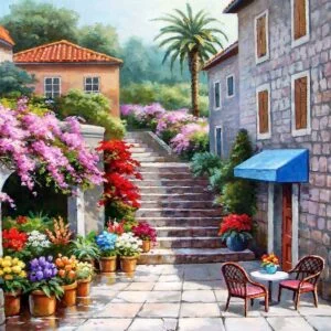 Springtime Flower Shop 260 Piece Puzzle - Anatolian
