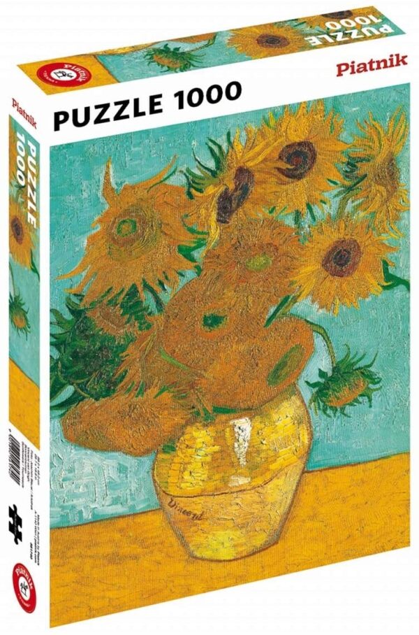 Van Gough - Sunflowers 1000 Piece Puzzle - Piatnik
