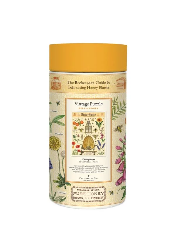 Vintage Puzzle - Bees & Honey 1000 Piece - Cavallini