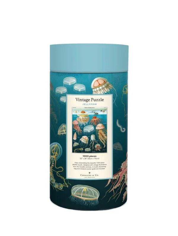 Vintage Puzzle - Jellyfish 1000 Piece - Cavallini