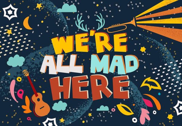 We're all Mad Here 1000 Piece Jigsaw Puzzle - Funbox