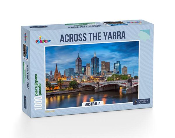 Across the Yarra 1000 Piece Puzzle - Funbox