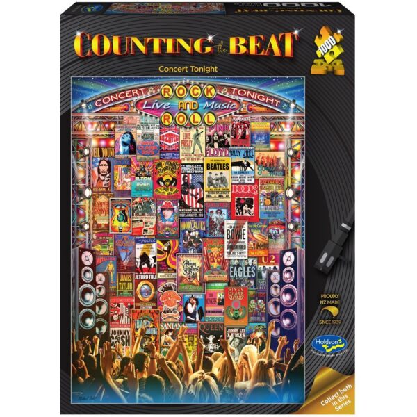 Counting the Beat - Concert Tonight 1000 Piece Puzzle - Holdson