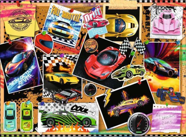 Dream Cars 100 XXL Piece Jigsaw Puzzle - Ravensburger