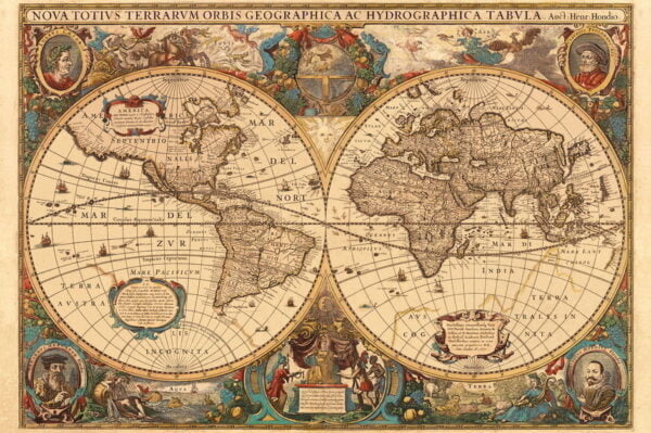 Historical World Map 5000 Piece Jigsaw Puzzle - Ravensburger