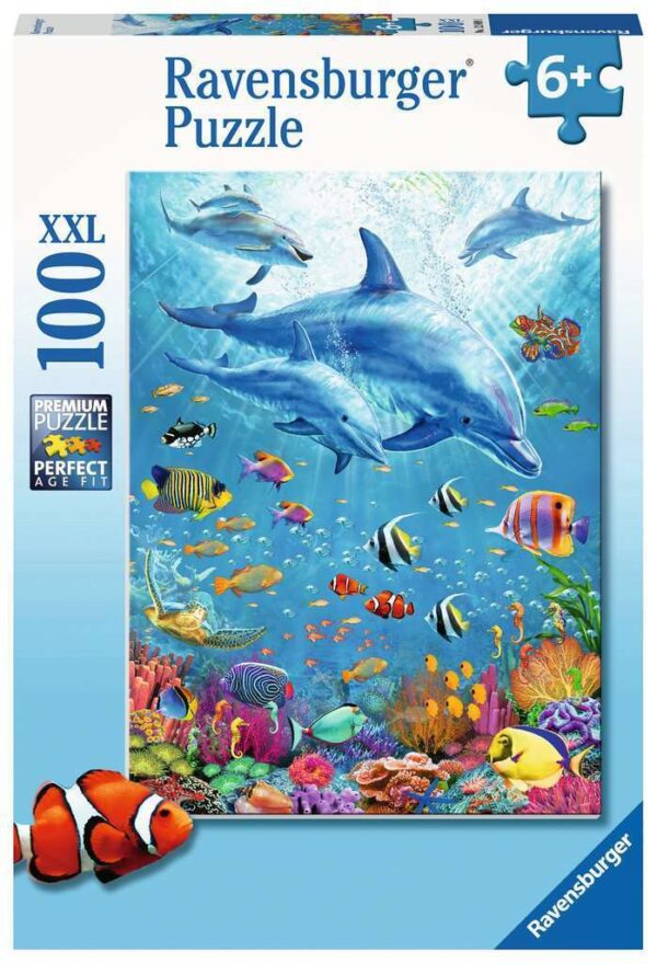 Pod of Dolphins 100 XXL Piece Puzzle - Ravensburger
