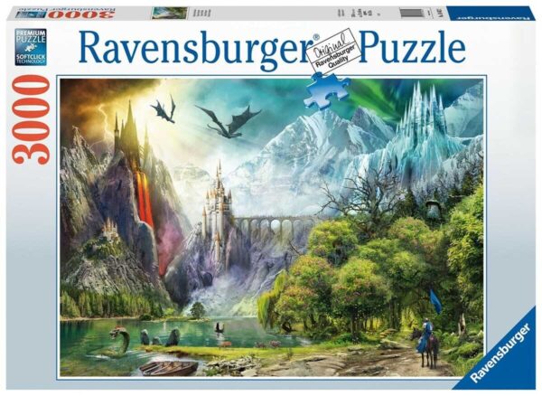 Reign of Dragons 3000 Piece Jigsaw Puzzle - Ravensburger