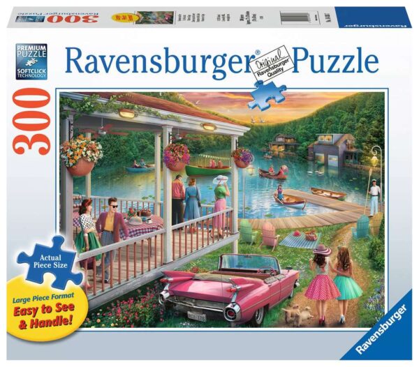 Summer at the Lake 300 large Piece Format Jigsaw Puzzle - Ravensburger