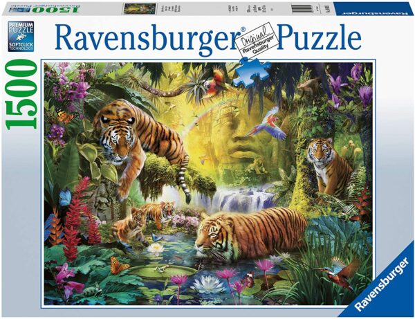 Tranquil Tigers 1500 Piece Puzzle - Ravensburger