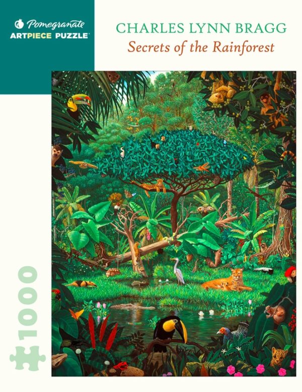 Bragg - Secrets of the Rainforest 1000 Piece Puzzle - Pomegranate