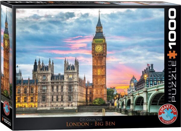City Collection - London Big Ben 1000 piece Puzzle - Eurographics