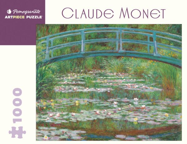 Claude Monet - The Japanese Footbridge 1000 Piece Puzzle - Pomegranate