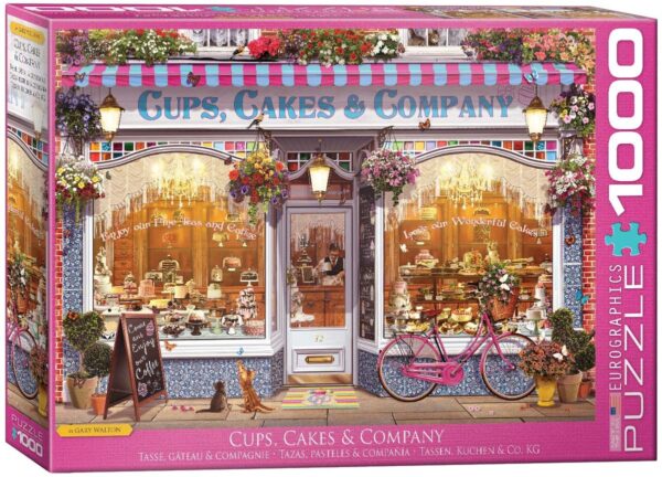 Cups, Cakes and Company 1000 Piece Puzzle - Eurographics