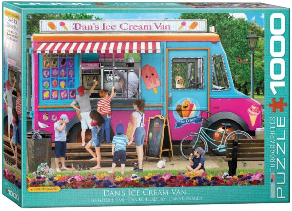 Dan's Ice Cream VAn 1000 Piece Puzzle - Eurographics