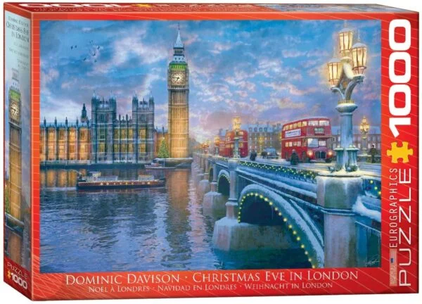 Dominic Davison - Christmas Eve in london 1000 Piece Puzzle - Eurographics