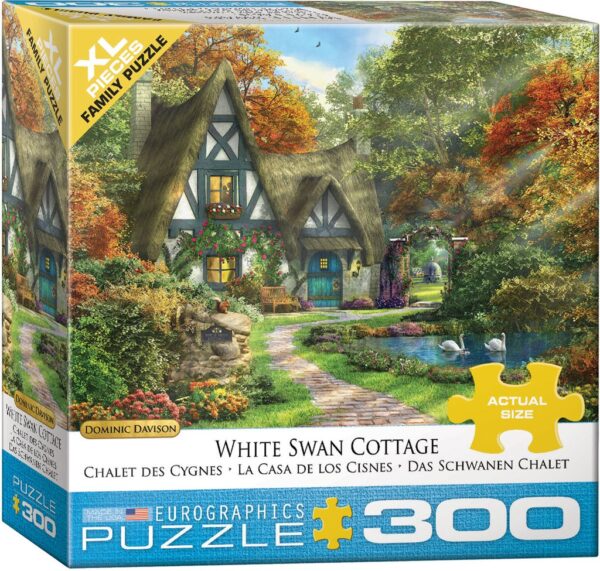 Dominic Davison - White Swan Cottage 300 XL Piece Puzzle - Eurographics
