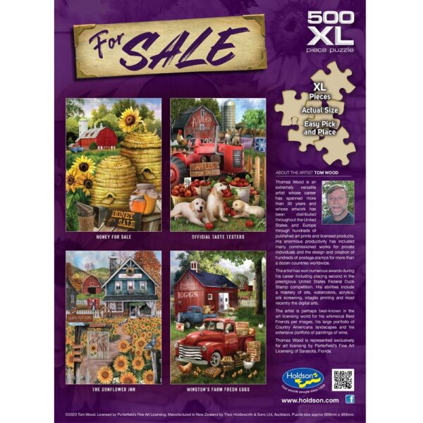 For Sale - Honey for Sale 500 XL Piece Puzzle - Holdson