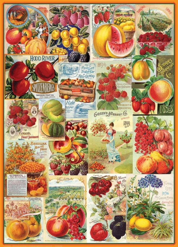 Fruits Seed Catalogue 1000 Piece Puzzle - Eurographics