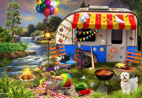 Holiday Days Caravanning 500 Piece Puzzle - Funbox