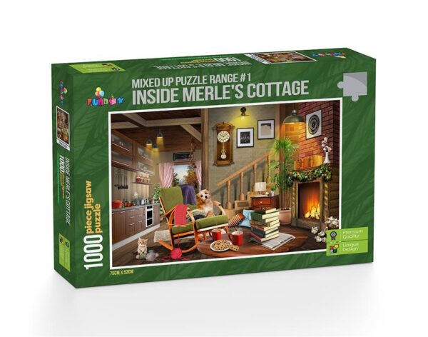 Inside Merle's Cottage 1000 Piece Jigsaw Puzzle - Funbox