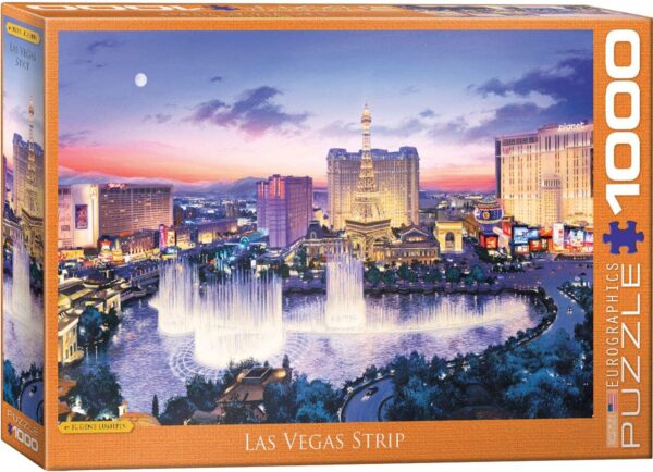 Lushpin - Las Vegas Strip 1000 piece Puzzle - Eurographics