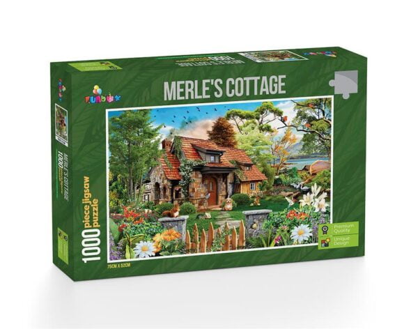 Merle's Cottage 1000 Piece Puzzle - Funbox