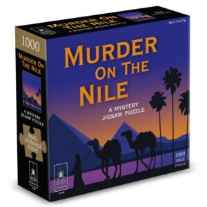 Murder on the Nile Mystery 1000 Piece Jigsaw Puzzle - Bepuzzled
