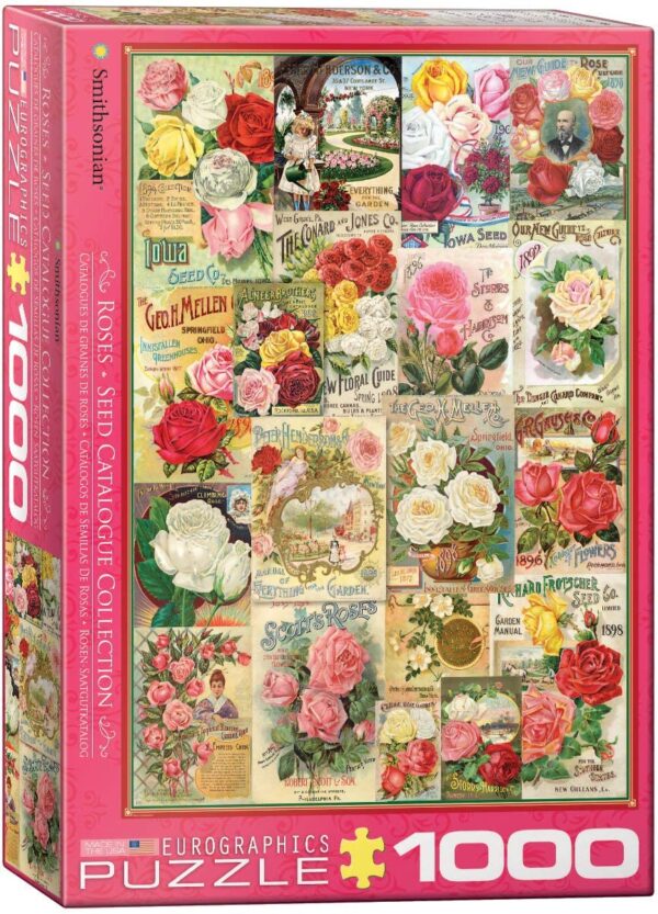 Roses Seed Catalogue 1000 Piece Puzzle - Eurographics