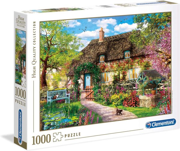 The Old Cottage 1000 Piece Puzzle - Clementoni