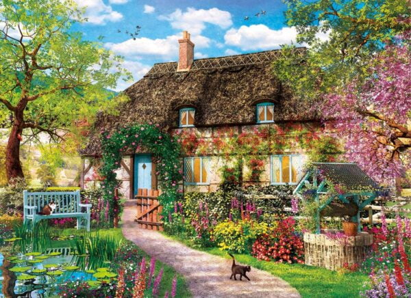 The Old Cottage 1000 piece Puzzle - Clementoni