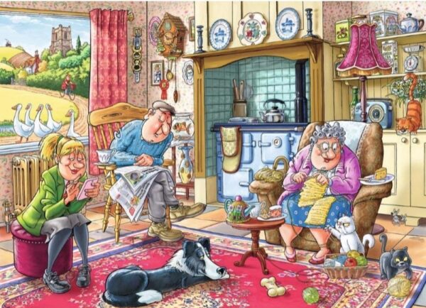 Wasgij Mystery 17 - Catching a Break 1000 Piece Puzzle - Holdson